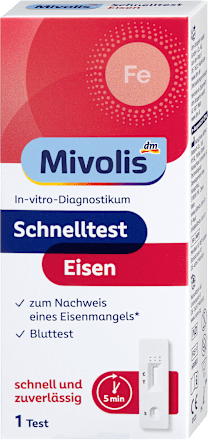 Schnelltest Eisen, 1 Anwendung, 1 St