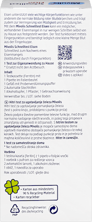 Schnelltest Eisen, 1 Anwendung, 1 St