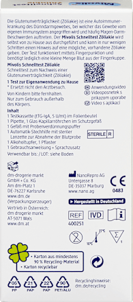 Schnelltest Zöliakie, 1 Anwendung, 1 St
