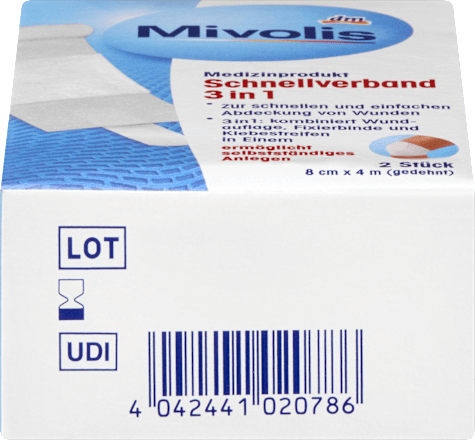 Schnellverband 3in1, 2 St