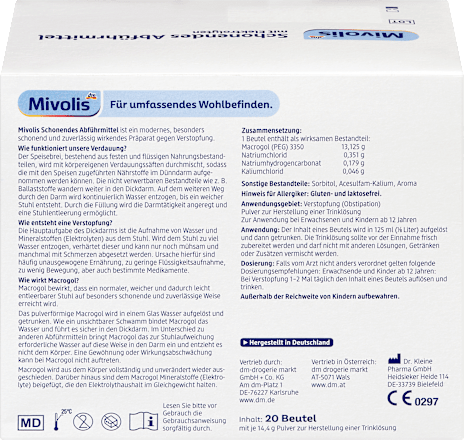 Schonendes Abführmittel Beutel 20 St, 288 g