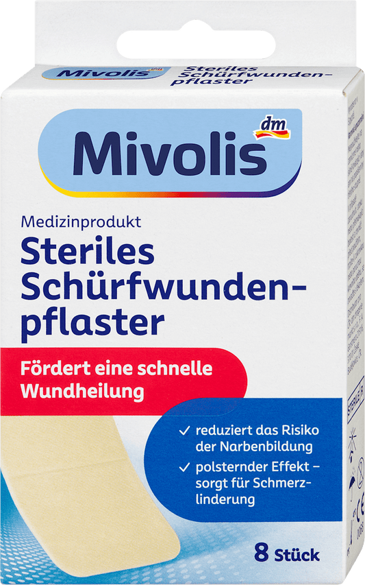 Mivolis Pansements pour éraflures, 8 pcs