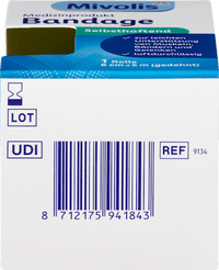 Mivolis Selbsthaftende Bandage, 6 cm x 5 m (gedehnt), 1 Rolle, 5 m