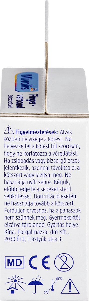 Mivolis Selbsthaftender Fingerverband, 2,5 cm x 5 m (gedehnt), 1 Rolle, 5 m
