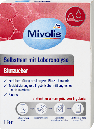 Zelftest met laboratoriumanalyse bloedsuiker, 1 applicatie, 1 st.