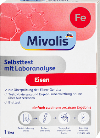 Selbsttest mit Laboranalyse Eisen, 1 Anwendung, 1 St