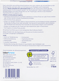 Selbsttest mit Laboranalyse Eisen, 1 Anwendung, 1 St