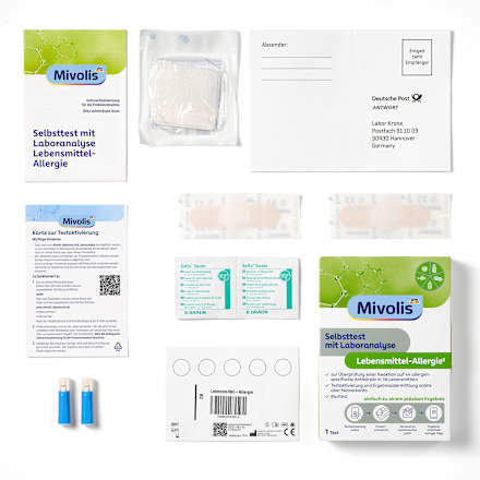 Selbsttest mit Laboranalyse Lebensmittel-Allergie, 1 Anwendung, 1 St