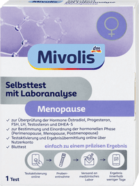 Mivolis Selbsttest mit Laboranalyse Menopause, 1 Set