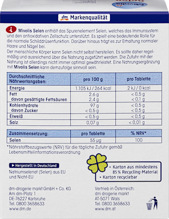 Selenium, mini tabletten 60 stuks, 9 g