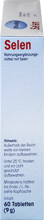 Selenium, mini tabletten 60 stuks, 9 g