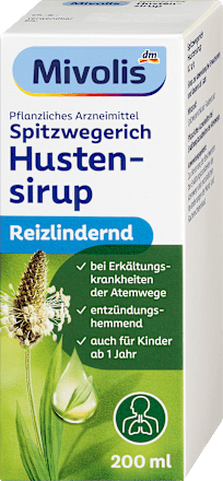Spitzwegerich Hustensirup, 200 ml