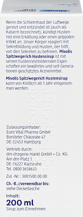 Spitzwegerich Hustensirup, 200 ml