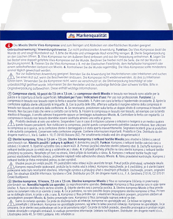 Mivolis Steriele kompressen, 10 stuks