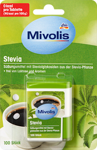 Stevia tabletten 100 stuks, 100 stuks