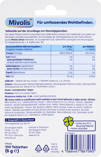 Mivolis Stevia Tabletten, 100 St