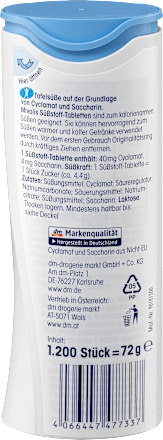Zoetstoftabletten, 1200 stuks, 72 g