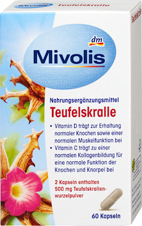 Teufelskralle Kapseln, 60 St, 35 g Mivolis