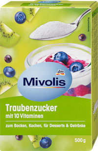 Dextrose, 10 vitaminen, 500 g