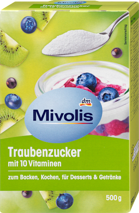 Dextrose, 10 vitaminen, 500 g