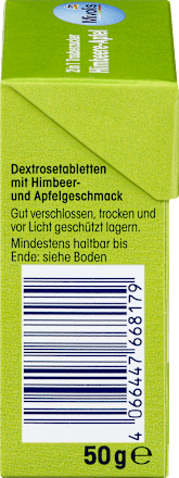 Traubenzucker 2in1, Himbeere-Apfel, 50 g