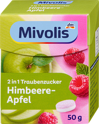 Traubenzucker 2in1, Himbeere-Apfel, 50 g