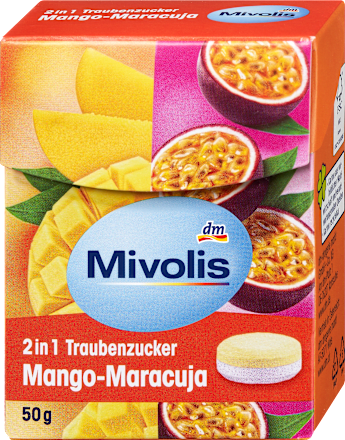 Dextrose 2-in-1, Mango-Passievrucht, 50 g