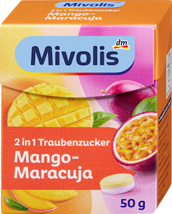 Traubenzucker 2in1, Mango-Maracuja, 50 g