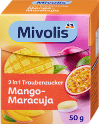 Traubenzucker 2in1, Mango-Maracuja, 50 g