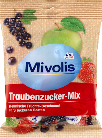 Traubenzucker, Früchte-Mix, 100 g