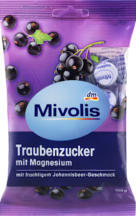 Mivolis Dextrose, krenten met magnesium, 100 g