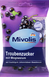 Mivolis Dextrose, krenten met magnesium, 100 g