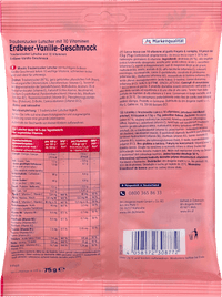 Dextrose, aardbei-vanille lolly's voor kinderen, 75 g