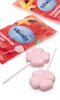 Traubenzucker, Lutscher Erdbeer-Vanille für Kinder, 75 g