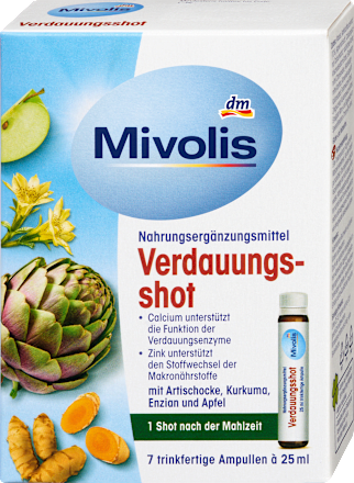 Digestive shot 7 stuks van 25 ml, 175 ml