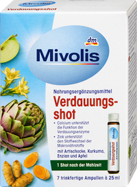 Digestive shot 7 stuks van 25 ml, 175 ml
