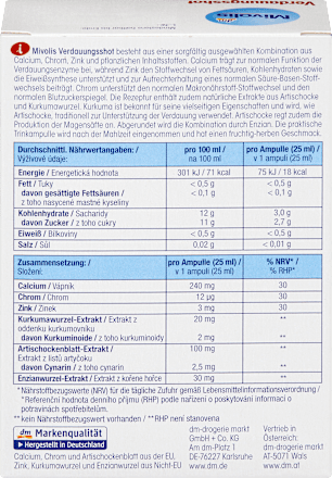 Digestive shot 7 stuks van 25 ml, 175 ml