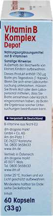 Vitamine B Complex Depot, capsules 60 stuks, 33 g