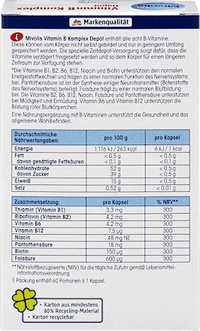 Vitamine B Complex Depot, capsules 60 stuks, 33 g
