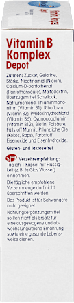 Vitamine B Complex Depot, capsules 60 stuks, 33 g