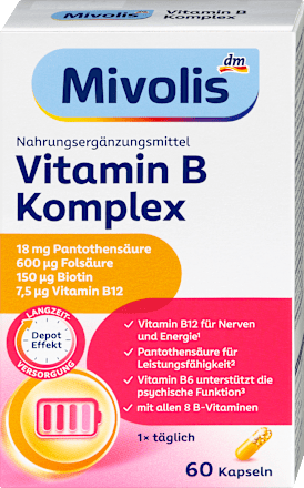 Vitamin B- Komplex Kapseln 60 St, 33 g