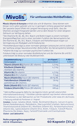 Vitamin B- Komplex Kapseln 60 St, 33 g
