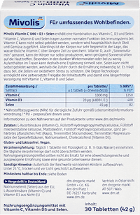 Vitamin C 1000 + D3 + Selen Depot 30 St, 42 g