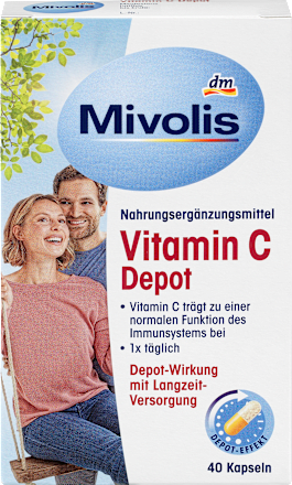 Vitamine C Depot, capsules 40 stuks, 22 g