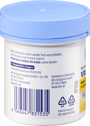 Vitamin C Pulver, 100 g