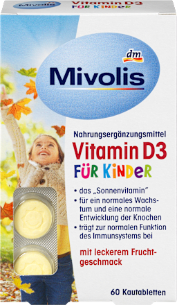 Vitamine D3 voor kinderen, kauwtabletten 60 stuks, 51 g