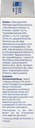Zellschutz mit Q10 + NAC + OPC + Astaxanthin Kapseln 30 St, 17,7 g