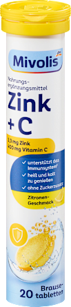 Mivolis Zink + C Bruistabletten 20 St. 82 g