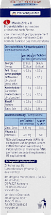 Zink + C Brausetabletten 20 St., 82 g Mivolis