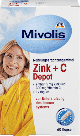 Zink + C Depot Capsules 60 stuks, 60 stuks